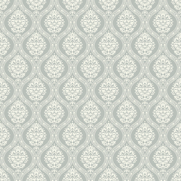 Samples and Purchasing available for Kravet Design - W3900-113 Turquoise By Kravet Design | Damask Resource Library | Damask Wallcovering Print at Designer Wallcoverings and Fabrics