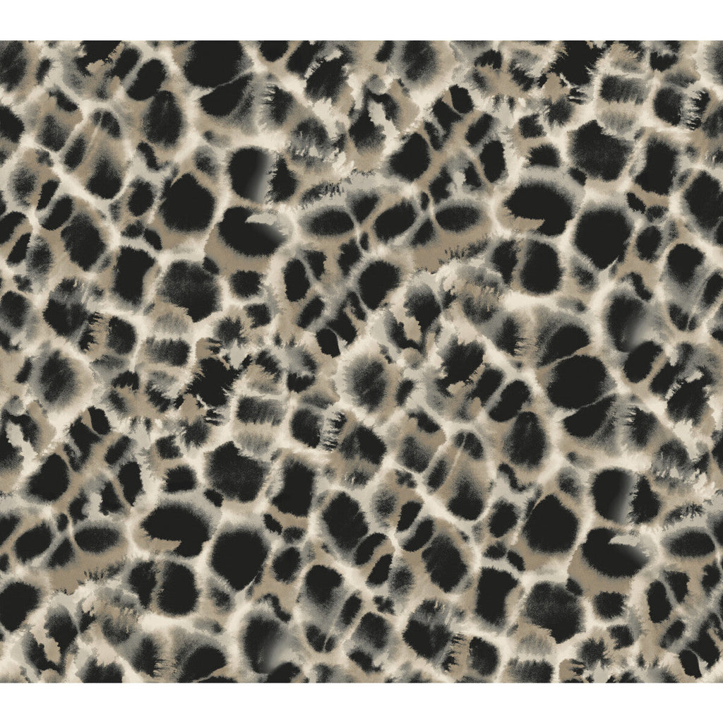 Samples and Purchasing available for Kravet Design - W3917-86 Black By Kravet Design | Ronald Redding Traveler |Modern Animal Skins Wallcovering Print at Designer Wallcoverings and Fabrics