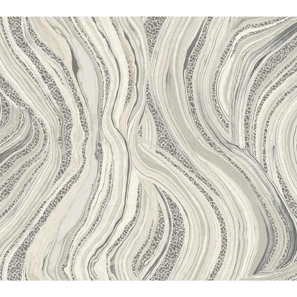 Samples and Purchasing available for Kravet Design - W3919-11 Grey By Kravet Design | Ronald Redding Traveler | Modern Wallcovering Print at Designer Wallcoverings and Fabrics