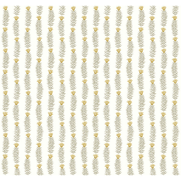 Samples and Purchasing available for Kravet Design - W3946-430 White By Kravet Design | Rifle Paper Co Second Edition |Botanical & Floral Metallic Wallcovering Print at Designer Wallcoverings and Fabrics