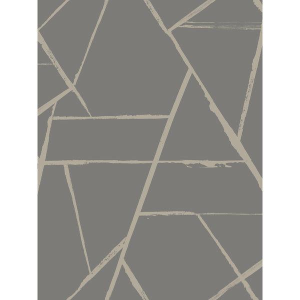 Samples and Purchasing available for Kravet Design - W3964-2111 Grey By Kravet Design | Benson-Cobb Signature Wallcovering |Modern Geometric Wallcovering Print at Designer Wallcoverings and Fabrics