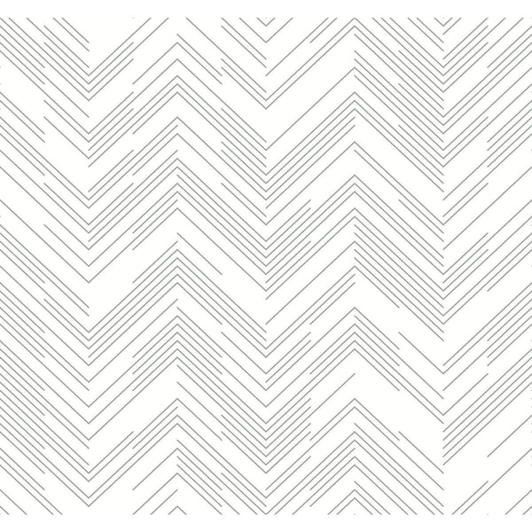 Samples and Purchasing available for Kravet Design - W4114-1101 White By Kravet Design | Antonina Vella Modern Metals Second Edition |Herringbone/Tweed Metallic Wallcovering Print at Designer Wallcoverings and Fabrics