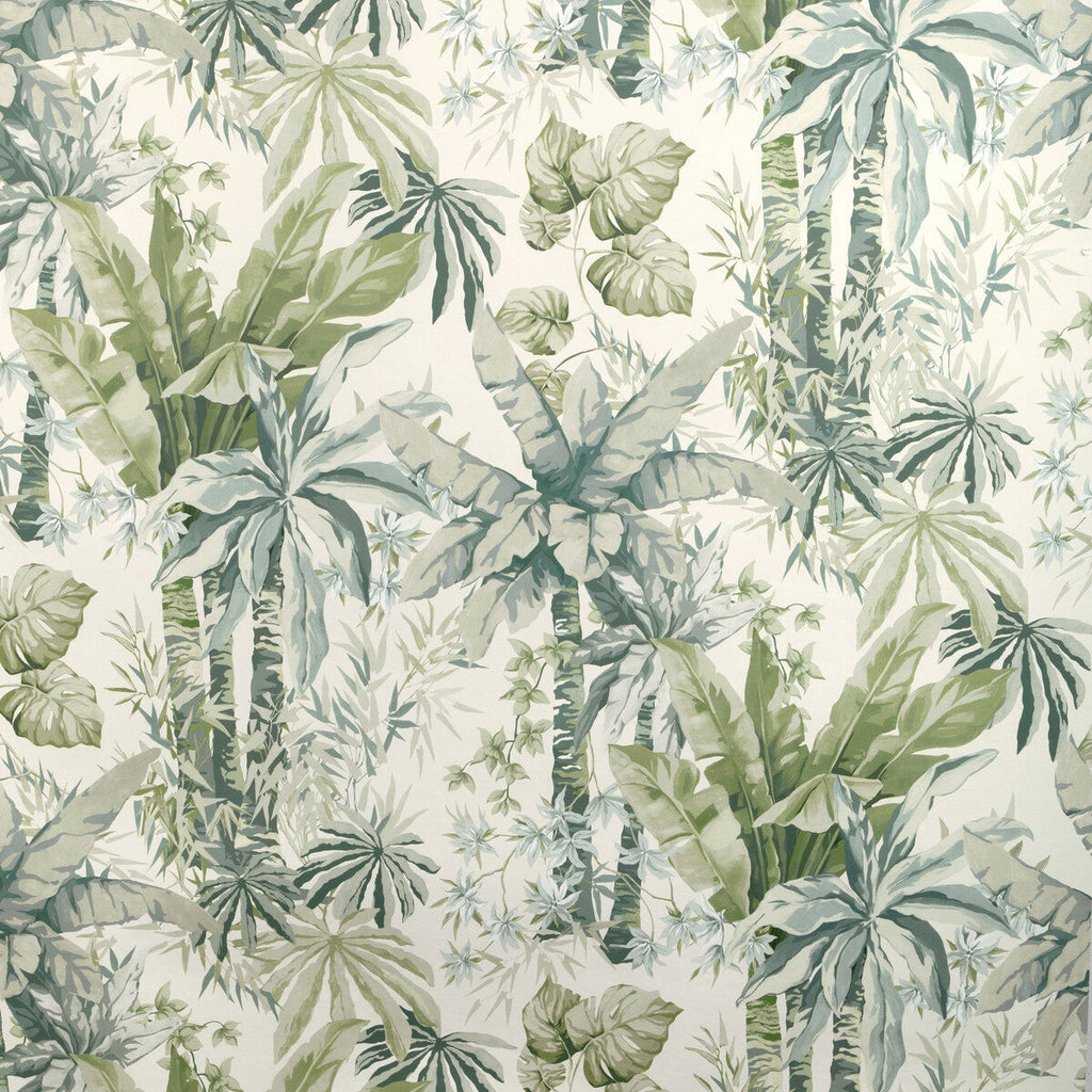 Samples and Purchasing available for Junglewood Wp - Blue Sage Light Blue By Kravet Couture | Casa Botanica Wallcovering | Botanical & Floral Wallcovering Print at Designer Wallcoverings and Fabrics