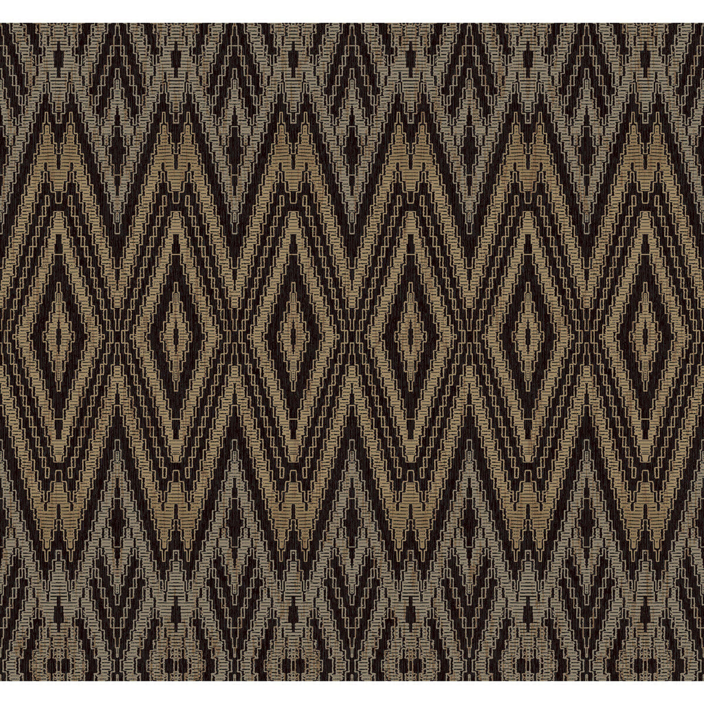 Samples and Purchasing available for Kravet Design - W4156-8 Black By Kravet Design | Candice Olson Casual Elegance |Diamond Herringbone/Tweed Wallcovering Print at Designer Wallcoverings and Fabrics