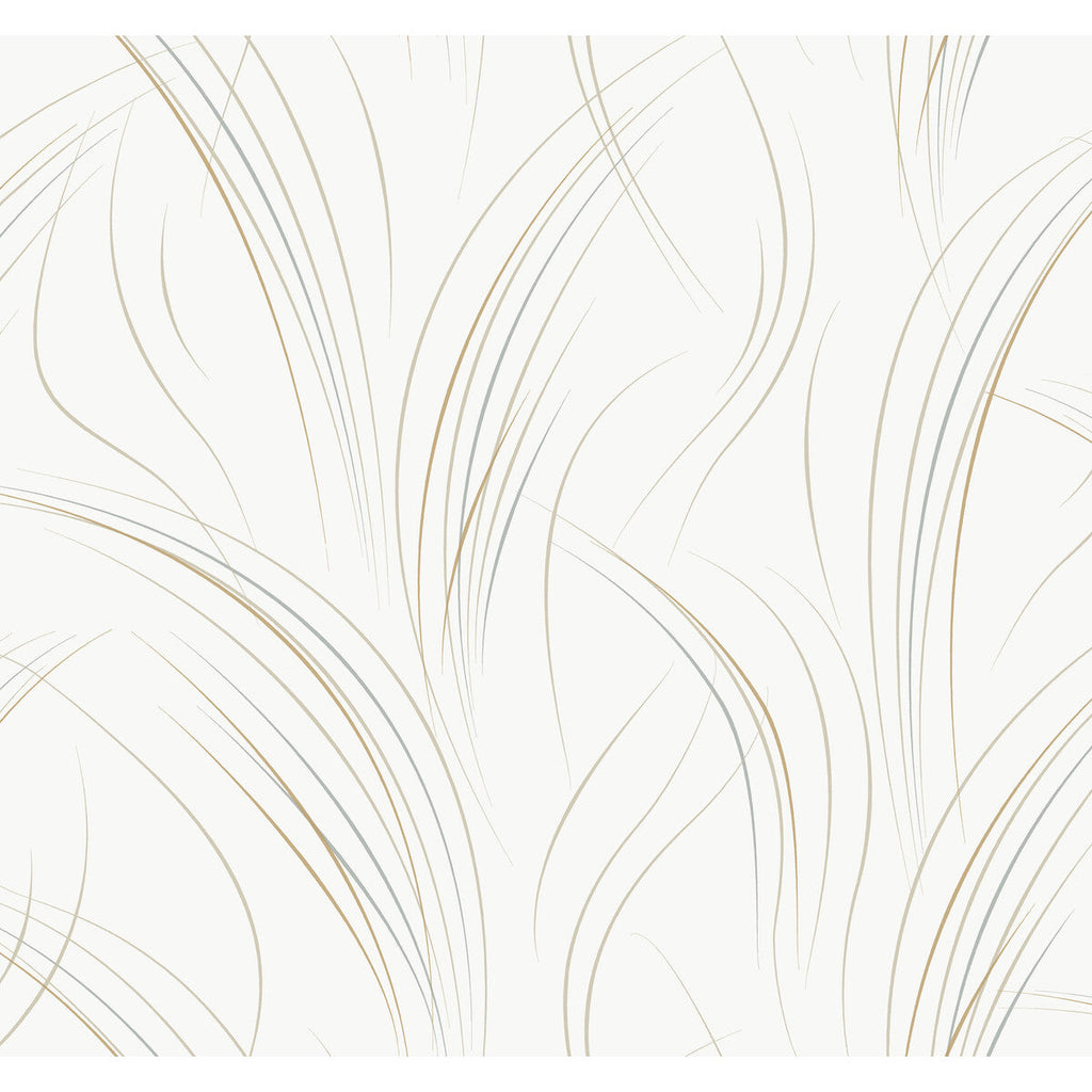 Samples and Purchasing available for Kravet Design - W4159-14 White By Kravet Design | Candice Olson Casual Elegance |Botanical & Floral Metallic Wallcovering Print at Designer Wallcoverings and Fabrics