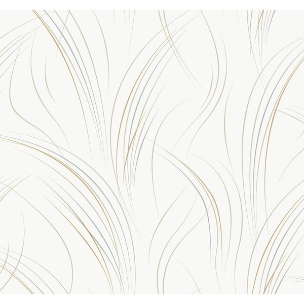 Samples and Purchasing available for Kravet Design - W4159-14 White By Kravet Design | Candice Olson Casual Elegance |Botanical & Floral Metallic Wallcovering Print at Designer Wallcoverings and Fabrics