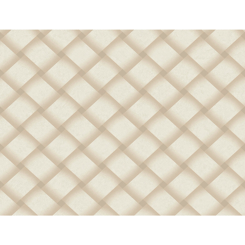 Samples and Purchasing available for Kravet Design - W4164-16 Beige By Kravet Design | Candice Olson Casual Elegance | Lattice/Scrollwork Wallcovering Print at Designer Wallcoverings and Fabrics