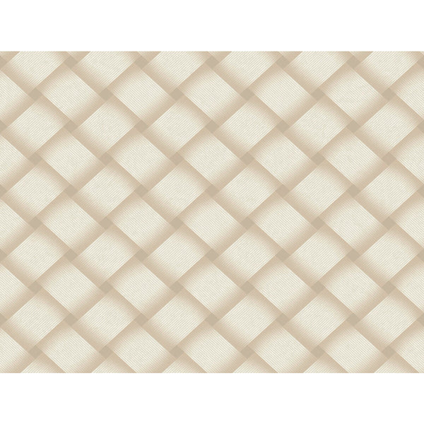 Samples and Purchasing available for Kravet Design - W4164-16 Beige By Kravet Design | Candice Olson Casual Elegance | Lattice/Scrollwork Wallcovering Print at Designer Wallcoverings and Fabrics