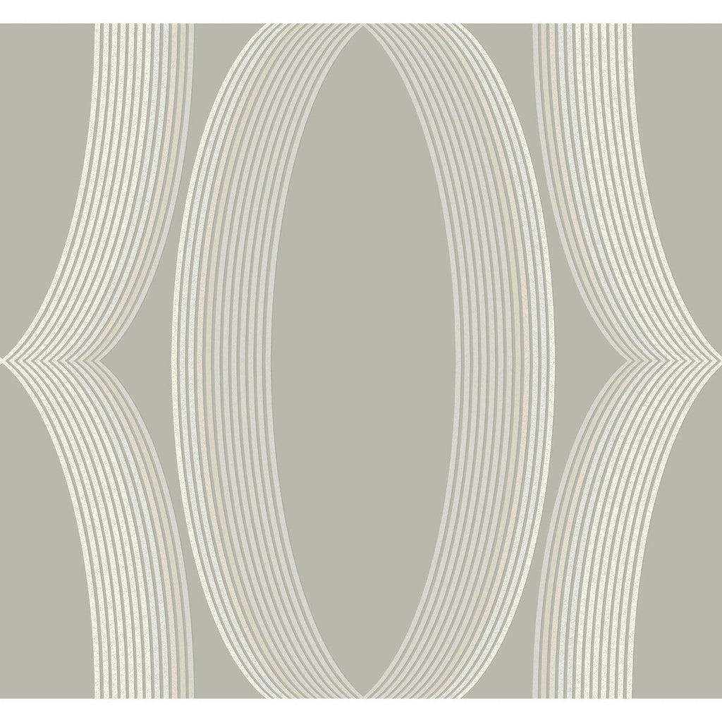 Samples and Purchasing available for Kravet Design - W4166-11 Grey By Kravet Design | Candice Olson Casual Elegance | Geometric Wallcovering Print at Designer Wallcoverings and Fabrics