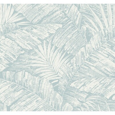 Samples and Purchasing available for Kravet Design - W4249-15 Light Blue By Kravet Design | Toiles Resource Library |Botanical & Floral Metallic Wallcovering Print at Designer Wallcoverings and Fabrics