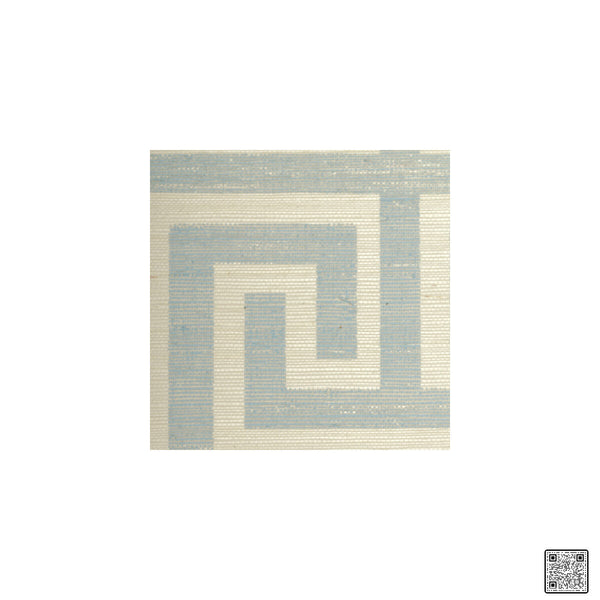 Samples and Purchasing available for Greek Key - 0  By Phillipe Romano | Phillipe Romano Barclay Butera Prints |Modern Geometric Wallcovering Grasscloth at Designer Wallcoverings and Fabrics