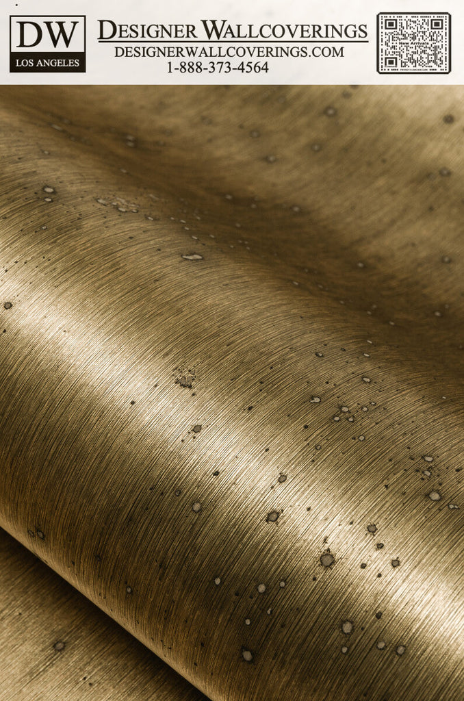 Samples and Purchasing available for Aurora - Etched Gold  By Phillipe Romano | Phillipe Romano Metallic Textures |  Wallcovering  at Designer Wallcoverings and Fabrics