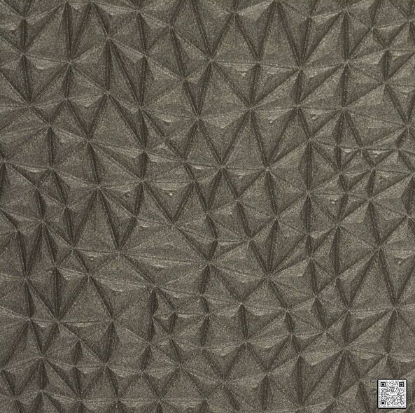 Samples and Purchasing available for Cosmic - Carbonite  By Phillipe Romano | Phillipe Romano Performace Vinyl 17 |Modern Geometric Wallcovering Vinyl/Faux Leather at Designer Wallcoverings and Fabrics