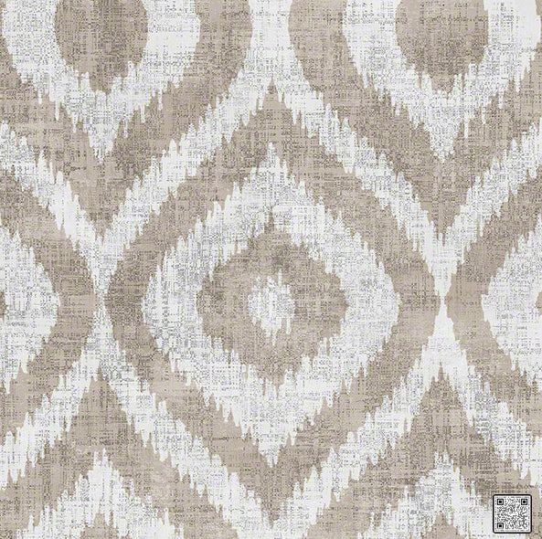 Samples and Purchasing available for Batik - Hemp  By Phillipe Romano | Phillipe Romano Showhouse |Ikat/Southwest/Kilims Metallic Wallcovering Grasscloth at Designer Wallcoverings and Fabrics