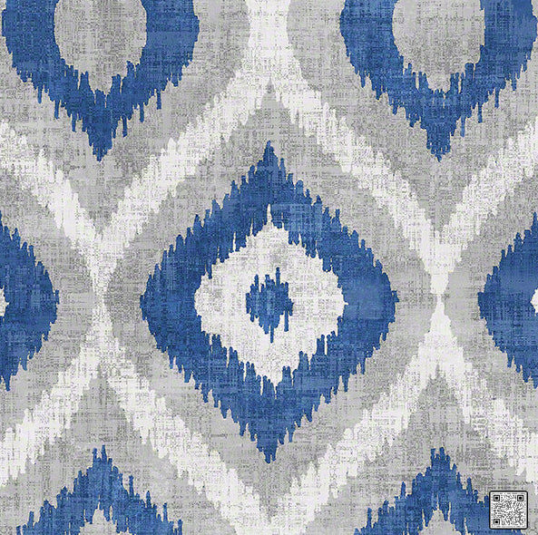 Samples and Purchasing available for Batik - Hampton  By Phillipe Romano | Phillipe Romano Showhouse |Ikat/Southwest/Kilims Metallic Wallcovering Grasscloth at Designer Wallcoverings and Fabrics