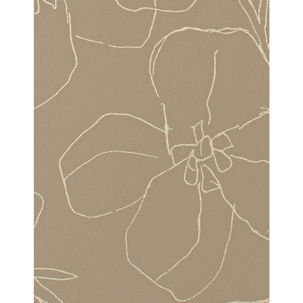 Samples and Purchasing available for Garden - Tapiocap Brown By Phillipe Romano | Phillipe Romano Taniya Nayak |Botanical & Floral Modern Wallcovering  at Designer Wallcoverings and Fabrics