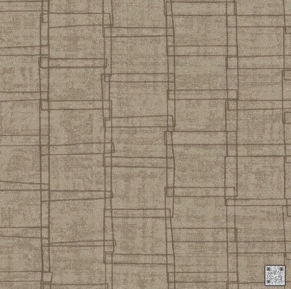 Samples and Purchasing available for Axis - Macchiato Brown By Phillipe Romano | Phillipe Romano Taniya Nayak | Modern Wallcovering Vinyl/Faux Leather at Designer Wallcoverings and Fabrics