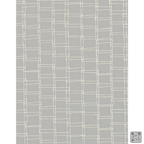 Samples and Purchasing available for Looped - Soft Gray Grey By Phillipe Romano | Phillipe Romano Taniya Nayak | Modern Wallcovering Vinyl/Faux Leather at Designer Wallcoverings and Fabrics