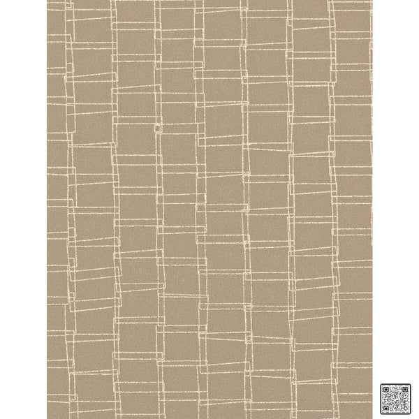 Samples and Purchasing available for Looped - Tapioca Brown By Phillipe Romano | Phillipe Romano Taniya Nayak | Modern Wallcovering Vinyl/Faux Leather at Designer Wallcoverings and Fabrics