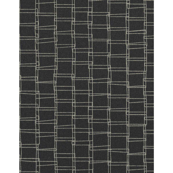 Samples and Purchasing available for Looped - Graphitep Grey By Phillipe Romano | Phillipe Romano Taniya Nayak | Modern Wallcovering Vinyl/Faux Leather at Designer Wallcoverings and Fabrics