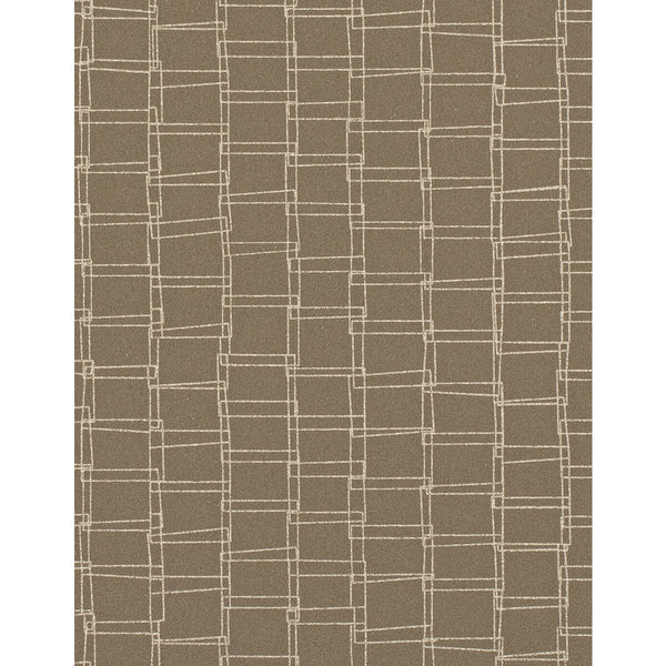 Samples and Purchasing available for Looped - Macchiatop Brown By Phillipe Romano | Phillipe Romano Taniya Nayak | Modern Wallcovering Vinyl/Faux Leather at Designer Wallcoverings and Fabrics