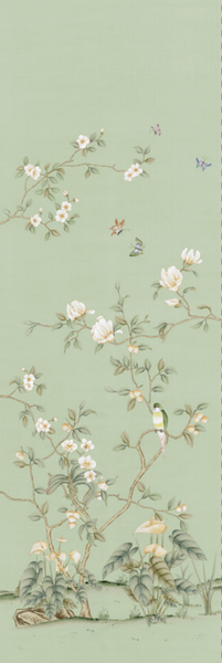 Et Cie Mint Garden Panel #15