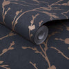 Meiying Charcoal Wallpaper - Designer Wallcoverings and Fabrics