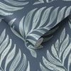 Botanica Teal Wallpaper - Designer Wallcoverings and Fabrics