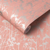 Grace Coral Wallpaper - Designer Wallcoverings and Fabrics