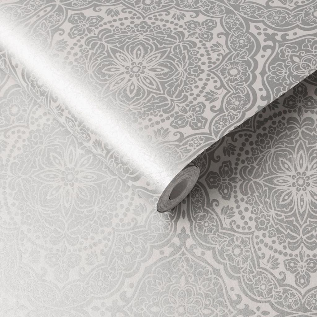 Pleasure Dome Byzantine Pearl Wallpaper - Designer Wallcoverings and Fabrics