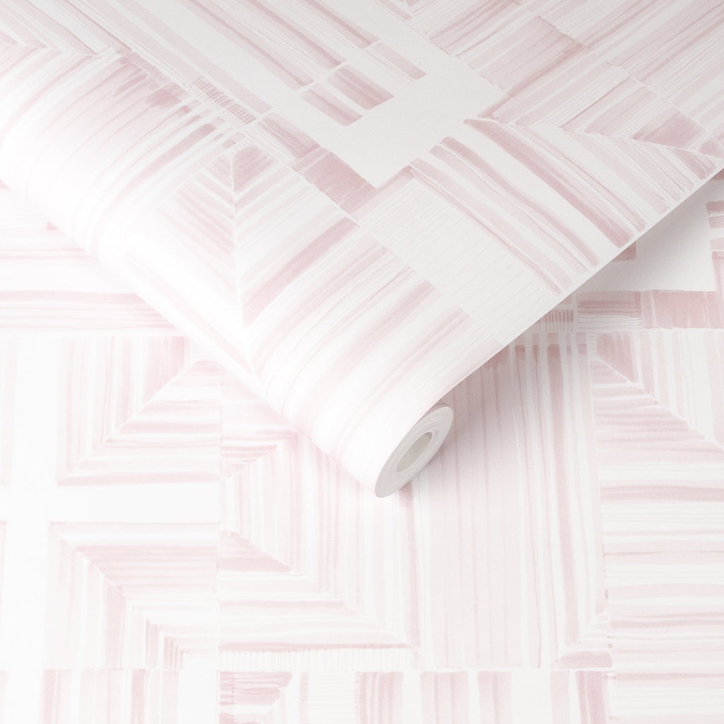 Felt Tip Pink Wallpaper - Designer Wallcoverings and Fabrics