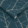 Boreas Teal Wallpaper - Designer Wallcoverings and Fabrics