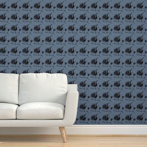 Rooster Martini's Blue Self Adhesive Removeable