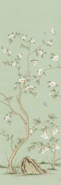 Et Cie Mint Garden Panel #19