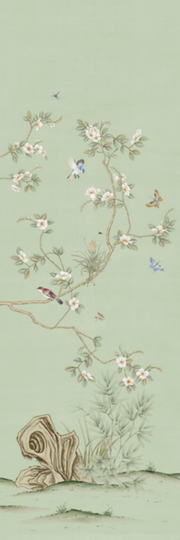 Et Cie Mint Garden Panel #6