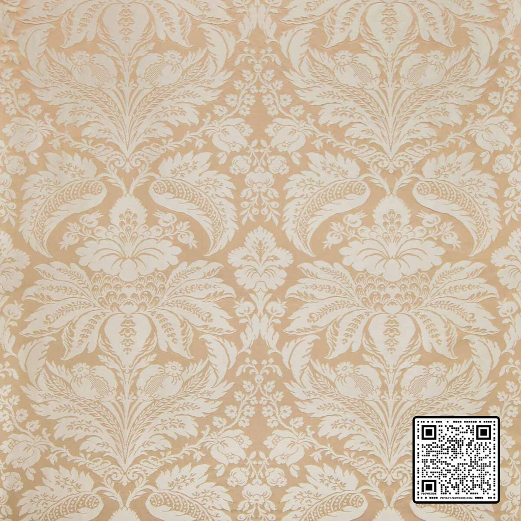  DAMASK PIERRE COTTON - 70%;SILK - 30% BEIGE WHEAT  UPHOLSTERY available exclusively at Designer Wallcoverings