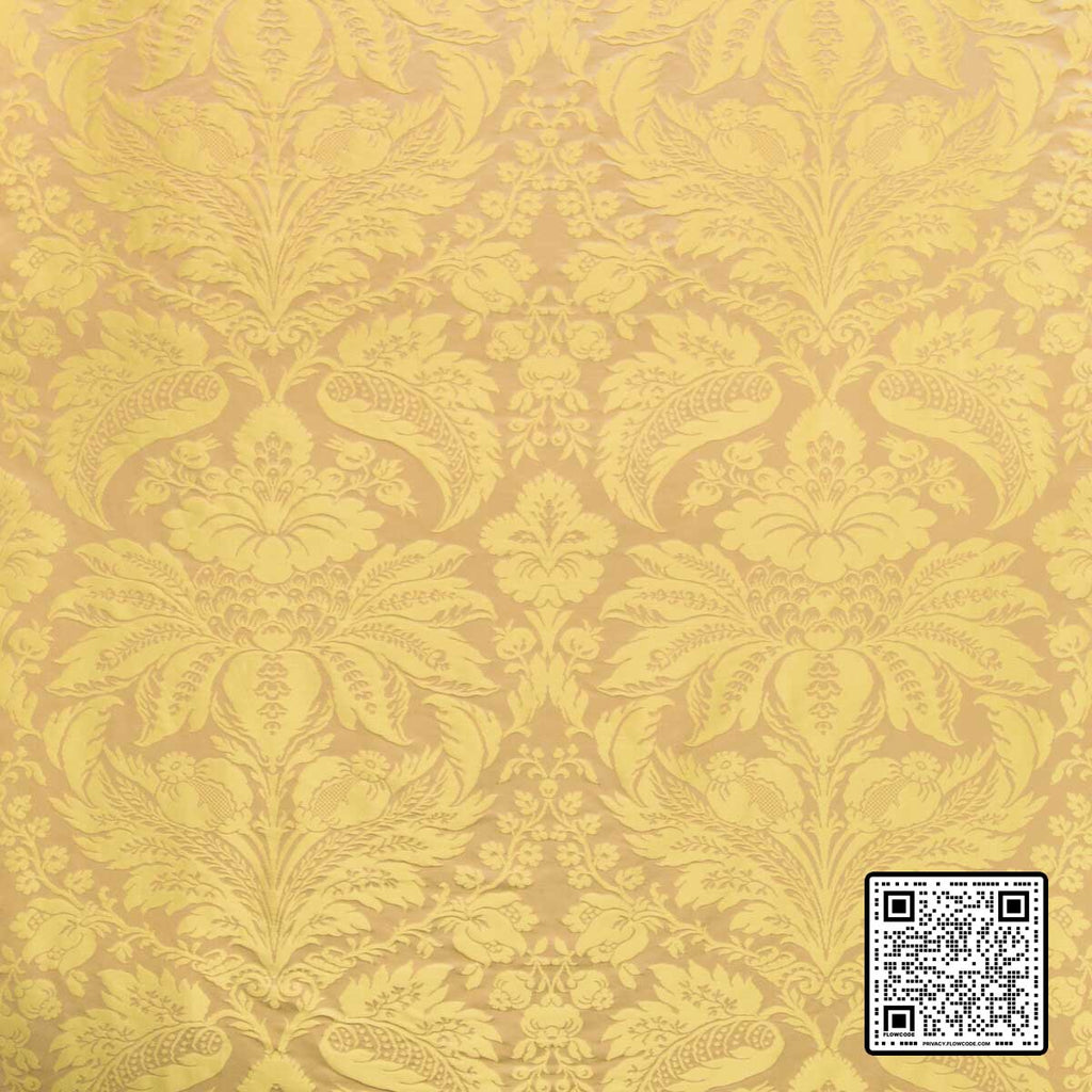  DAMASK PIERRE COTTON - 70%;SILK - 30% WHEAT YELLOW  UPHOLSTERY available exclusively at Designer Wallcoverings