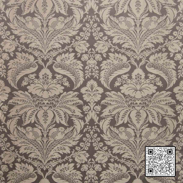  DAMASK PIERRE COTTON - 70%;SILK - 30% GREY CHARCOAL  UPHOLSTERY available exclusively at Designer Wallcoverings