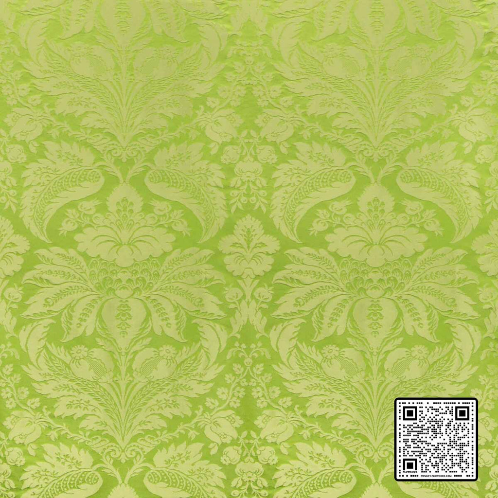  DAMASK PIERRE COTTON - 70%;SILK - 30% GREEN GREEN  UPHOLSTERY available exclusively at Designer Wallcoverings