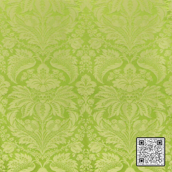  DAMASK PIERRE COTTON - 70%;SILK - 30% GREEN GREEN  UPHOLSTERY available exclusively at Designer Wallcoverings