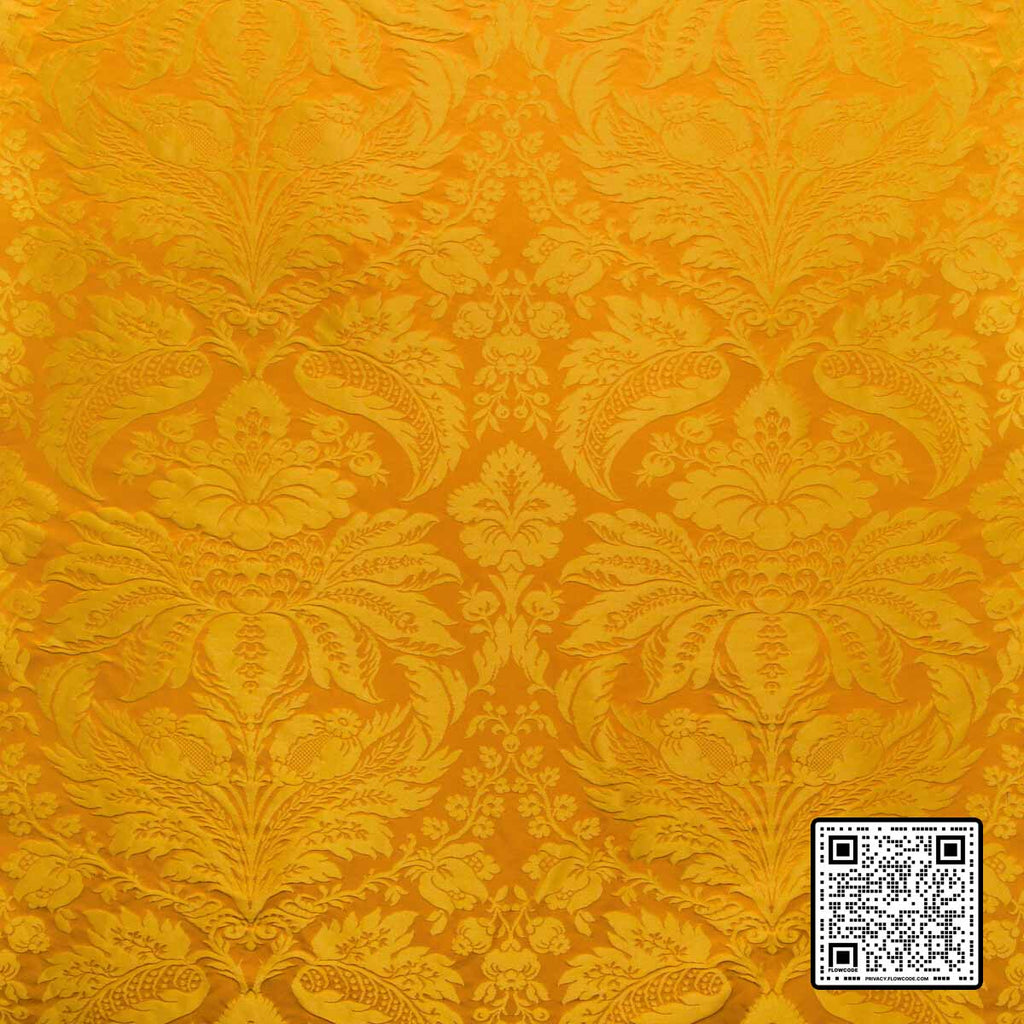  DAMASK PIERRE COTTON - 70%;SILK - 30% ORANGE ORANGE  UPHOLSTERY available exclusively at Designer Wallcoverings