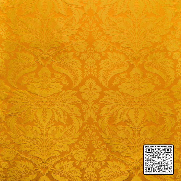  DAMASK PIERRE COTTON - 70%;SILK - 30% ORANGE ORANGE  UPHOLSTERY available exclusively at Designer Wallcoverings
