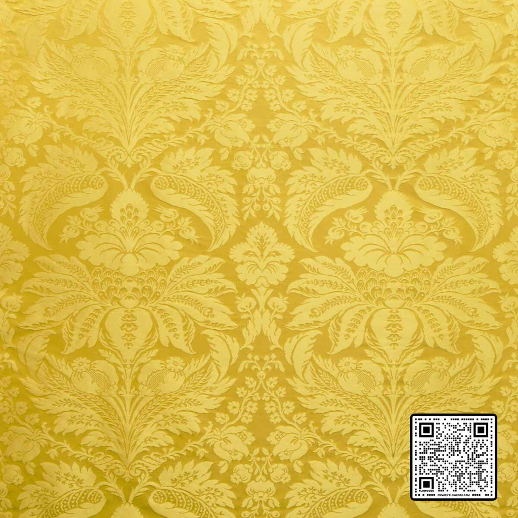  DAMASK PIERRE COTTON - 70%;SILK - 30% YELLOW YELLOW  UPHOLSTERY available exclusively at Designer Wallcoverings