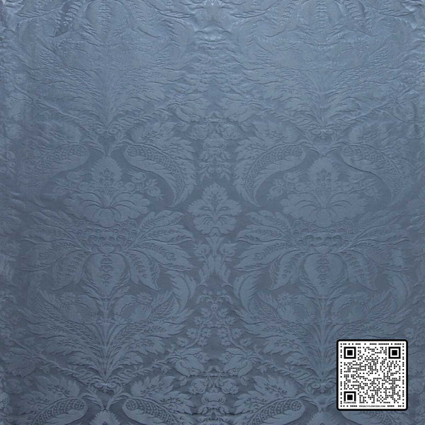  DAMASK PIERRE COTTON - 70%;SILK - 30% BLUE BLUE  UPHOLSTERY available exclusively at Designer Wallcoverings