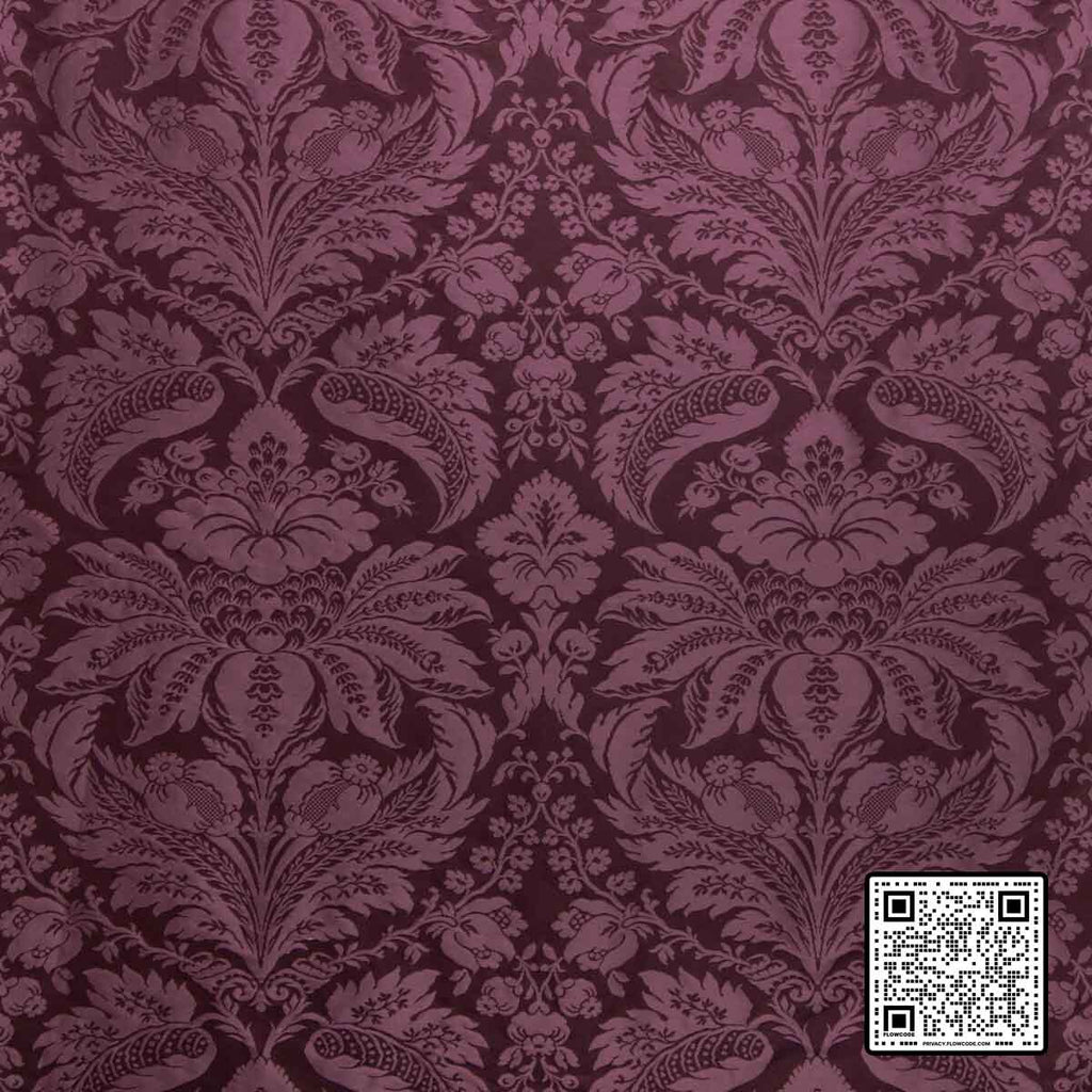 DAMASK PIERRE COTTON - 70%;SILK - 30% PLUM PURPLE  UPHOLSTERY available exclusively at Designer Wallcoverings