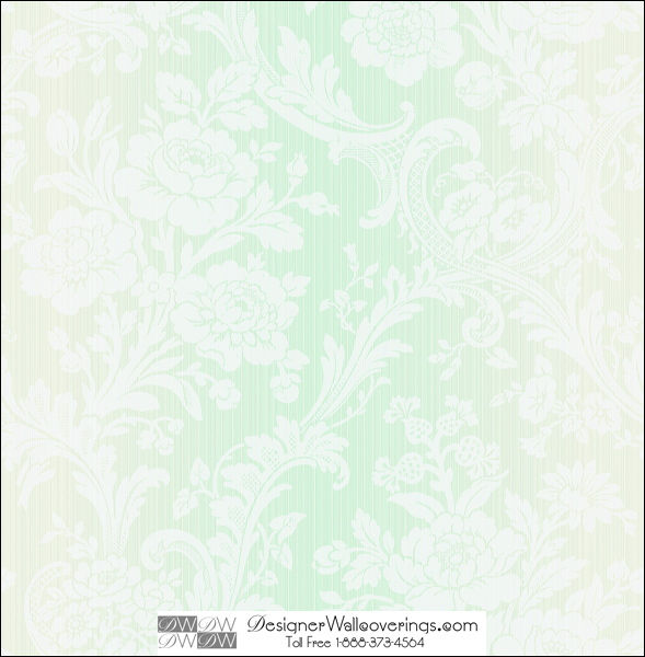 Darlingford Damask Flower Tone on Tone Wall Paper