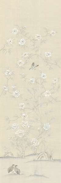 Et Cie Elegant Garden Cream Panel #11