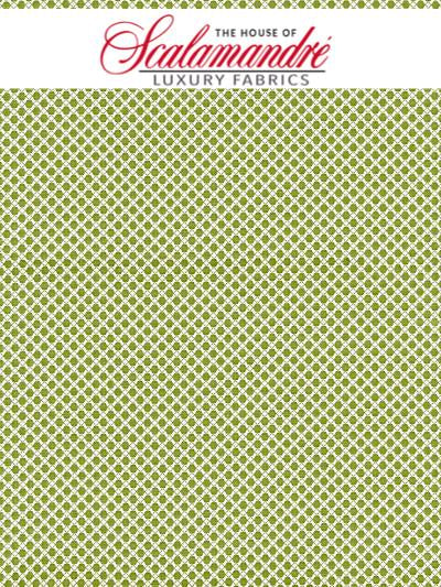 BELLAIRE TRELLIS - LEAF - FABRIC - BKK65121-003 at Designer Wallcoverings and Fabrics, Your online resource since 2007