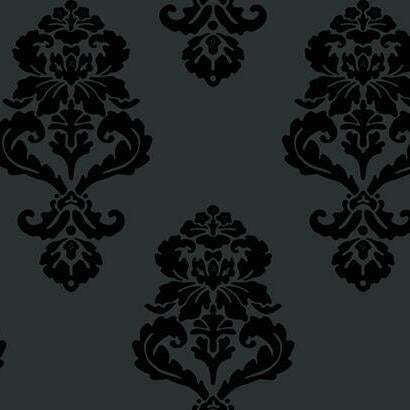 Graphic Damask Wallpaper | Jeffrey Stevens