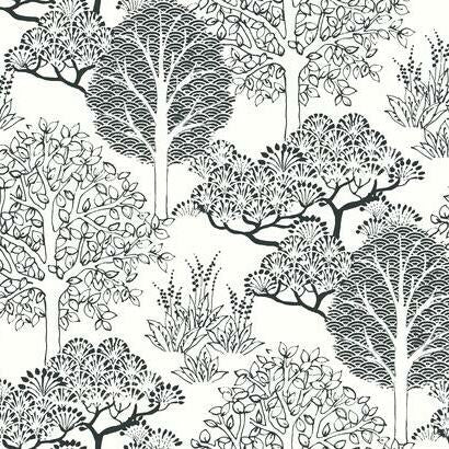 Kimono Trees Wallpaper | Jeffrey Stevens